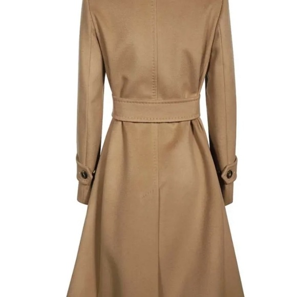 Weekend MAX MARA | Afide Double-Breasted Belted Wool Coat - Picture 6 of 8